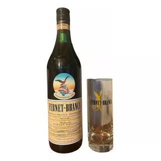 Fernet Branca 1000ml + Copo Exclusivo