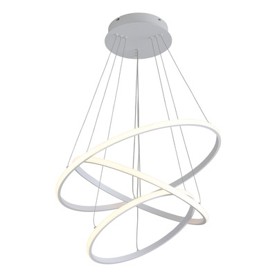 Colgante Triple Aro Led Blanco 60/50/40cm L8977 77w Mks