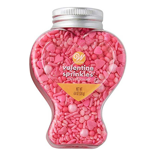 Sprinkles San Valentín Love Potion Decoraciones Wilton Color Rosa