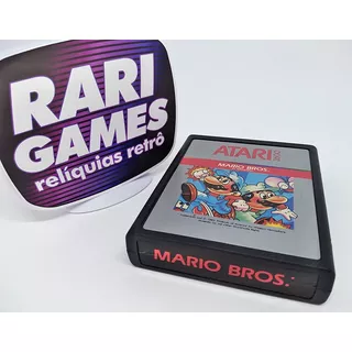 Mario Bros - Atari 2600 - Silver Label - Impecável!
