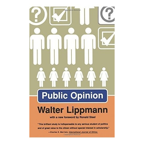 Book : Public Opinion - Walter Lippmann (3279)