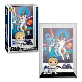 Funko Pop Luke Skywalker Y R2 D2 #02 Star Wars Poster Jumbo