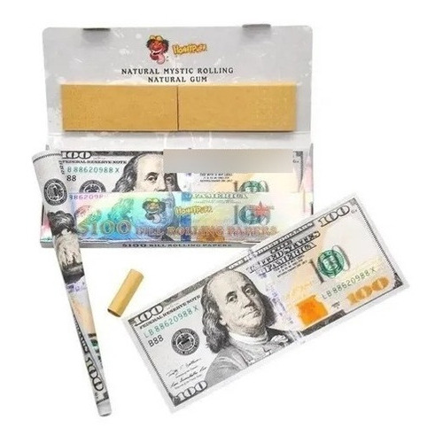 Papel De Liar Rolling Papers Billete Dolar Honeypuff X24unds