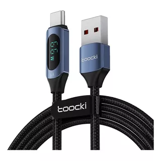 Pack 5 Cables Usb C Carga Rápida Con Indicador Digital 1.2m