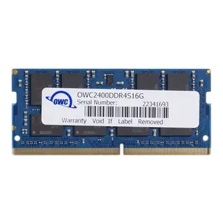 Memoria Ram Gamer Color Azul 16gb 1 Owc2400ddr4s16g