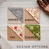 Marcapáginas Triangular Personalizado De 26 Letras Bor...