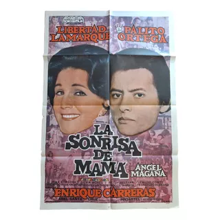 Afiche Cine Argentino La Sonrisa De Mamá Palito Ortega *