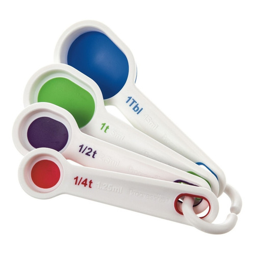 Set De Cucharas Medidoras Colapsables Progressive Color Multicolor