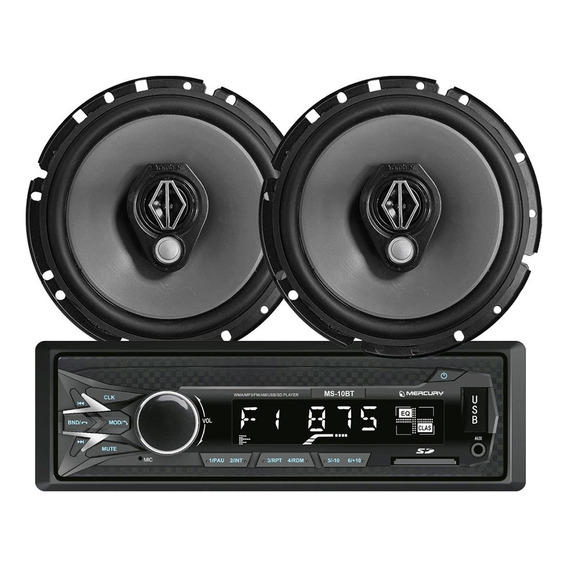 Estereo Bluetooth Parlantes Bomber 6 Pulgadas Triaxial Bbr