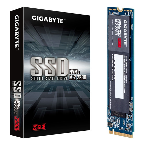 Disco sólido SSD interno Gigabyte GP-GSM2NE8256GNTD 256GB