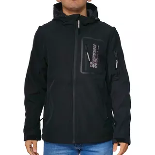 Campera Impermeable De Softshell Con Capucha Narrow Tornio