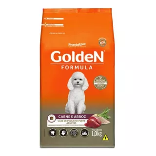 Alimento Golden Premium Especial Formula Para Cão Adulto De Raça Pequena Sabor Carne E Arroz Em Sacola De 1kg