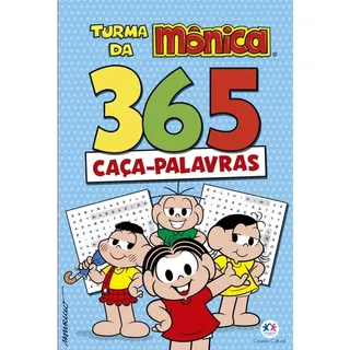 Turma Da Mônica - 365 Caça-palavras, De Blanca Alves Barbieri, Paloma. Série 365 Caça Palavras Ciranda Cultural Editora E Distribuidora Ltda., Capa Mole Em Português, 2021