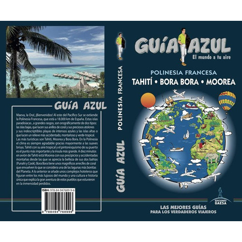 Polinesia Francesa ( Libro Original ), De Jesús García, Jesús García. Editorial Guías Azules De España, S.a. En Español