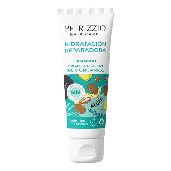 Shampoo Aceite de Argán Orgánico 200 ml | Petrizzio