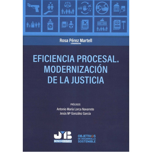 Eficiencia Procesal Modernizacion De La Justicia, De Pérez Martell, Rosa. Editorial J.m Bosch, Tapa Blanda, Edición 1 En Español, 2021