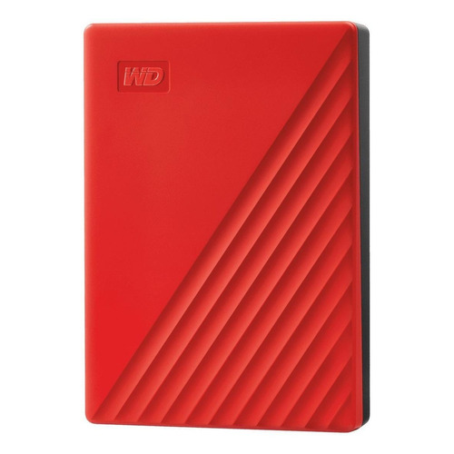 Disco duro externo Western Digital My Passport WDBPKJ0040 4TB rojo