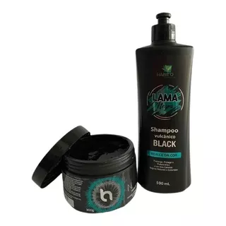 Lama Negra Hábito | 1 Kit Shampoo + Máscara Vulcânica