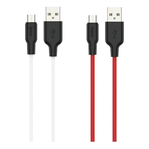 Cable Cargador Para iPhone/micro V8/tipo-c Alta Resistencia Color Rojo USB-Micro