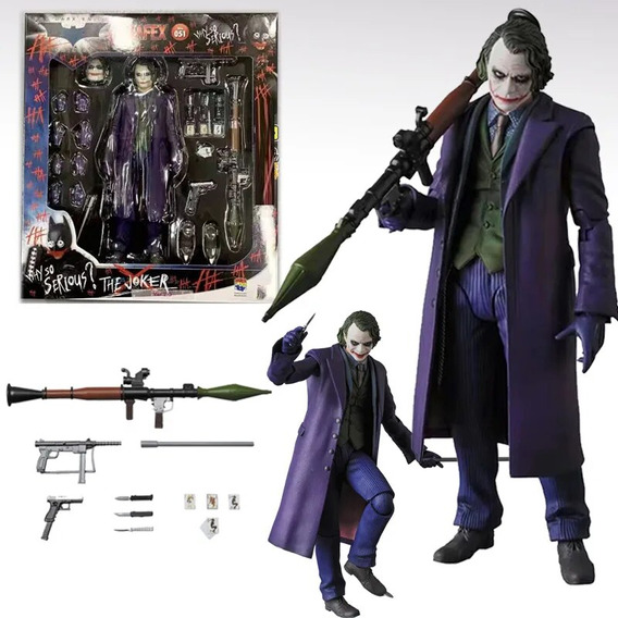 Figura De Acción Articulada Mafex 051 Joker In Batman, De Ju