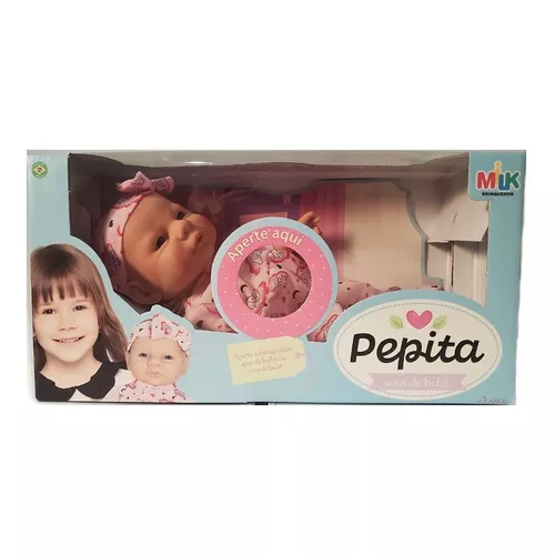 Boneca Pepita Milk Sons de Bebê - RioMar Fortaleza Online