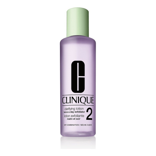 Clinique Exfoliante Facial Clarifying Lotion 2 200ml Tipo de piel Mixta a seca