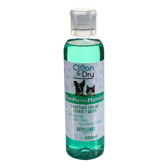 Shampoo Para Perros Premium Repelente, Relajante Y Suave Repelente Antipulgas