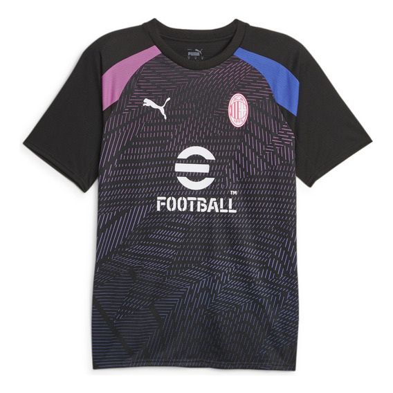 Remera Puma Negra Acm Prematch Ss