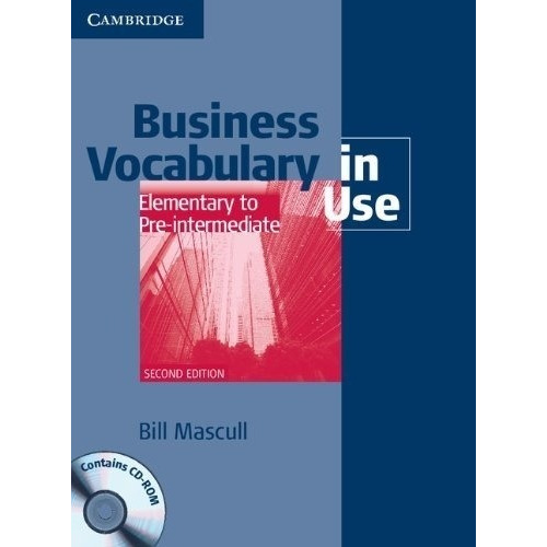 Business Vocabulary In Use Elem / Pre Int W/key Cd Rom 2/ed 