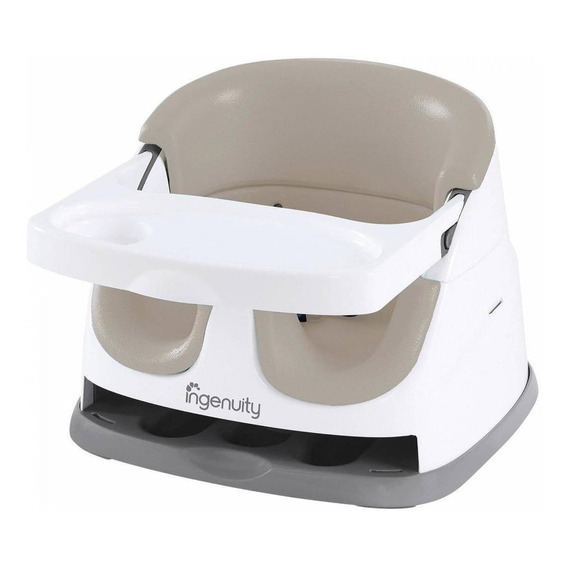 Silla Periquera Booster Ingenuity Baby Base 2 En 1 Color Caqui