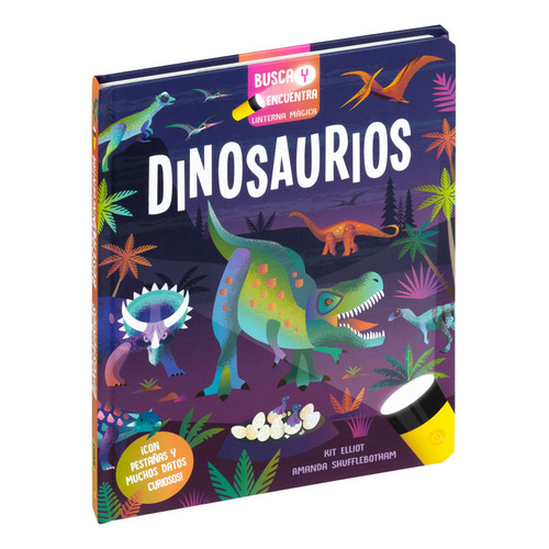 Busca Y Encuentra Linterna Magica Dinosaurios, De Aa.vv.. Editorial Panini España S.a., Tapa Dura En Español