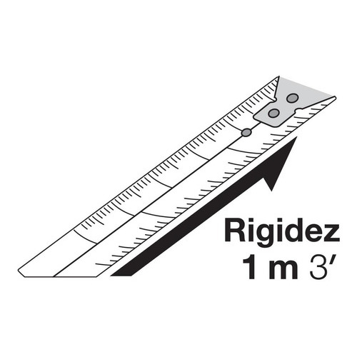 Flexómetro 3 M 1/2' Pretul 24piezas 21607