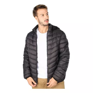 Campera Hombre Inflada Capucha Desmontable - Oldtown Polo