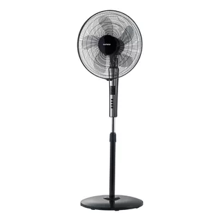 Ventilador De Mesa/de Pie Somela Wind Breeze 2 En 1 Negro Con 5 Aspas Color  Gris, 16  De Diámetro 220 v