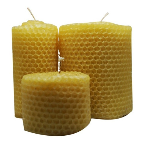 Velas Biodegradables De Cera De Abeja Tamaño Junior