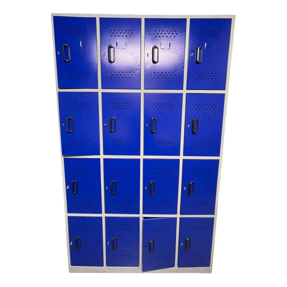 Locker Metalico De 16 Puestos 