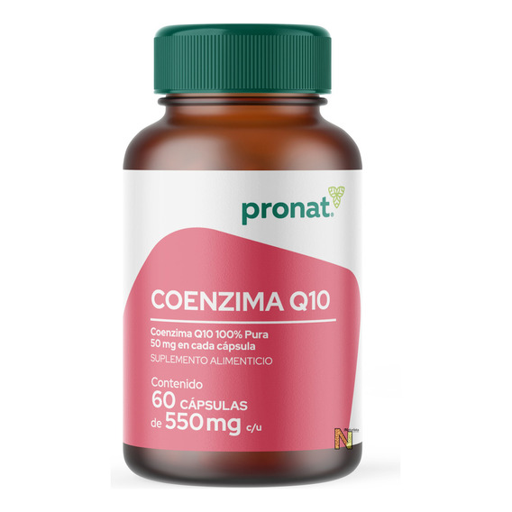 Coenzima Q10  Pronat Ultra 60 cápsulas Sabor Natural
