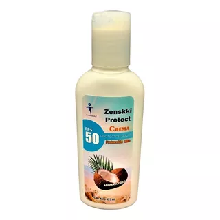 Protector Solar Zenskki Fps 50 Crema Aroma A Coco 125ml