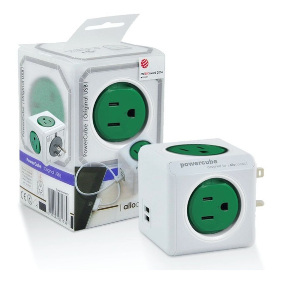 Multitoma Powecube 4 Entradas 2 Puertos Usb 