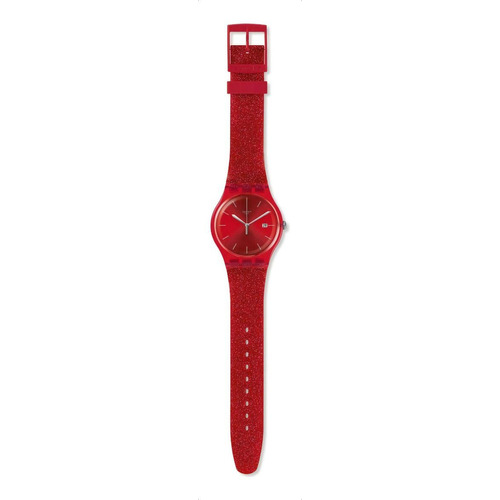 Reloj Swatch Suor401 Glitterpassion Dama-ad - Joyas Lan Color de la malla Rojo Color del bisel Rojo Color del fondo Rojo