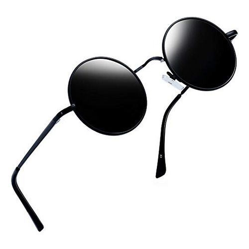 Gafas De Sol Joopin Polarizadas, Estilo Lennon, Redondas, G. Color Embalaje simple negro