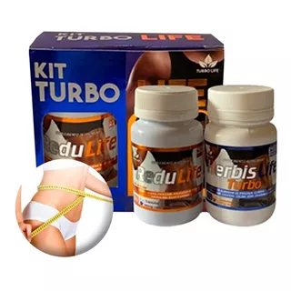 Kit Turbo Life Suplemento Alimentar Herbis Life + Redu Life