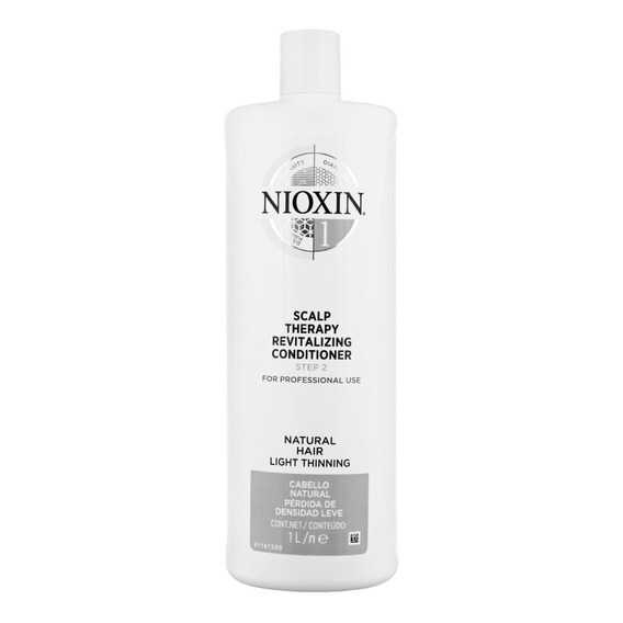 Nioxin-1 Acondicionador Densificador Para Cabello Natural Lt