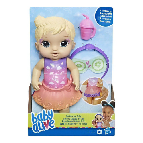 Baby Alive Bebé Spa Multicolor Rubia