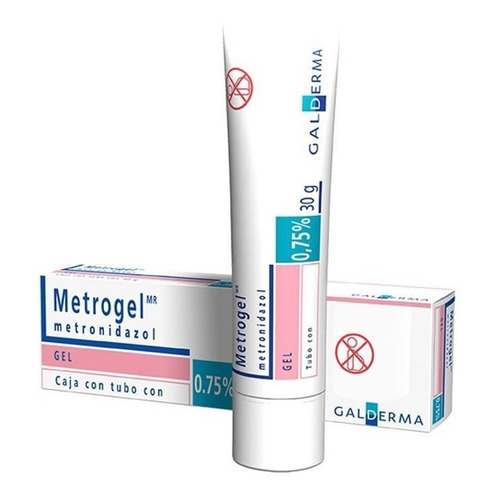 Metrogel Gel 0.75% 30gr Metronidazol Galderma Tipo de piel ROSACEA