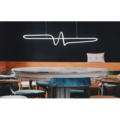 Colgante Led Infit 42w Led Blanco Deco Moderno Cie Blanco