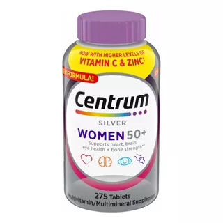 Centrum Silver Mujer +50 275 Tab - Unidad a $485