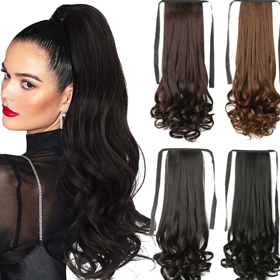 48cm Extensiones De Cabello Pelo Postizo Cabello Lavabl