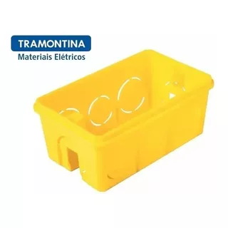 Kit Com 50 Caixa De Luz Para Embutir Parede Tramontina 4x2