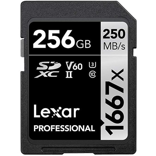 Memoria Lexar Professional 1667x Sdxc Uhs-ii U3 -256gb.